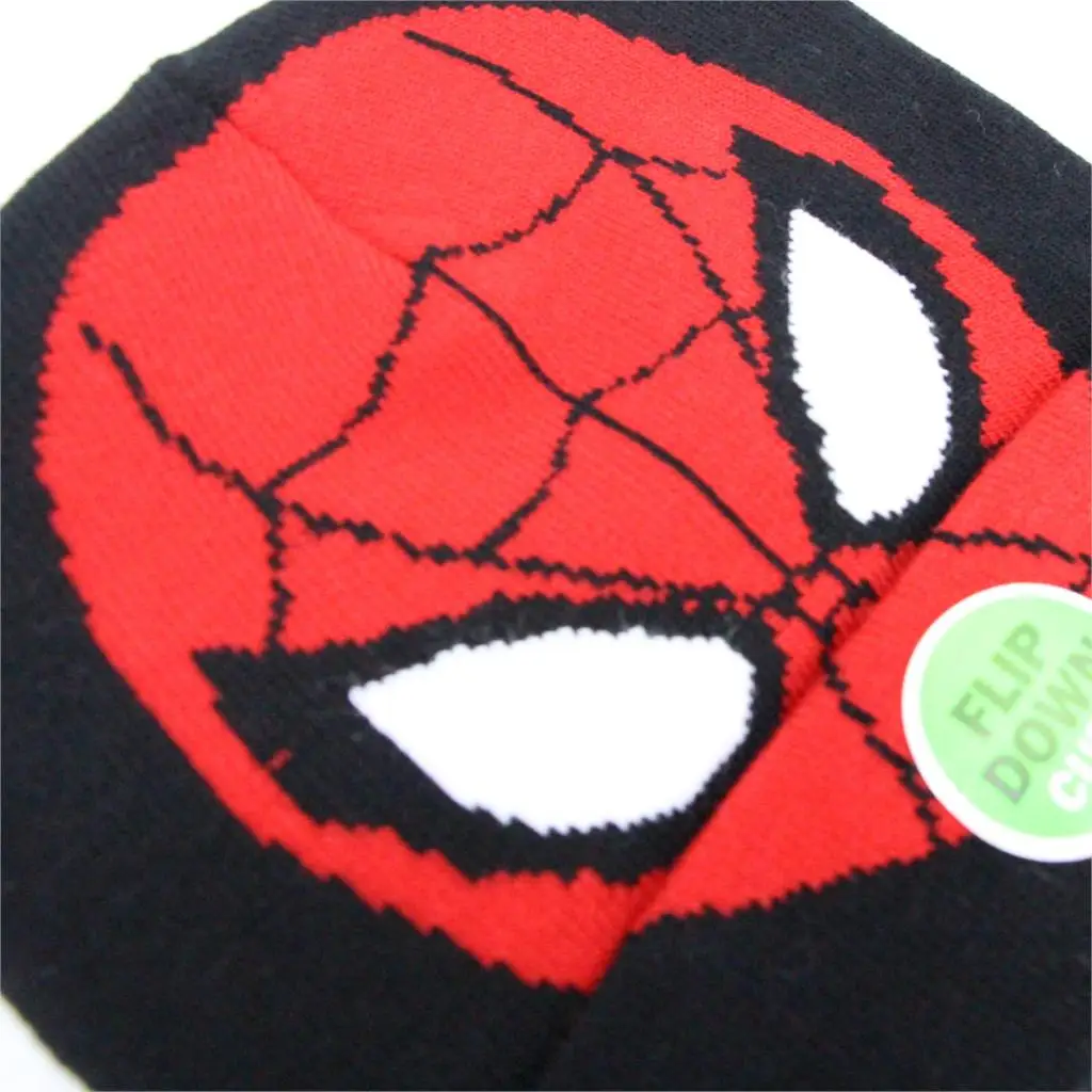 Зимняя теплая шапка с рисунком Человека-паука и шапочки для маленьких детей 2019 |