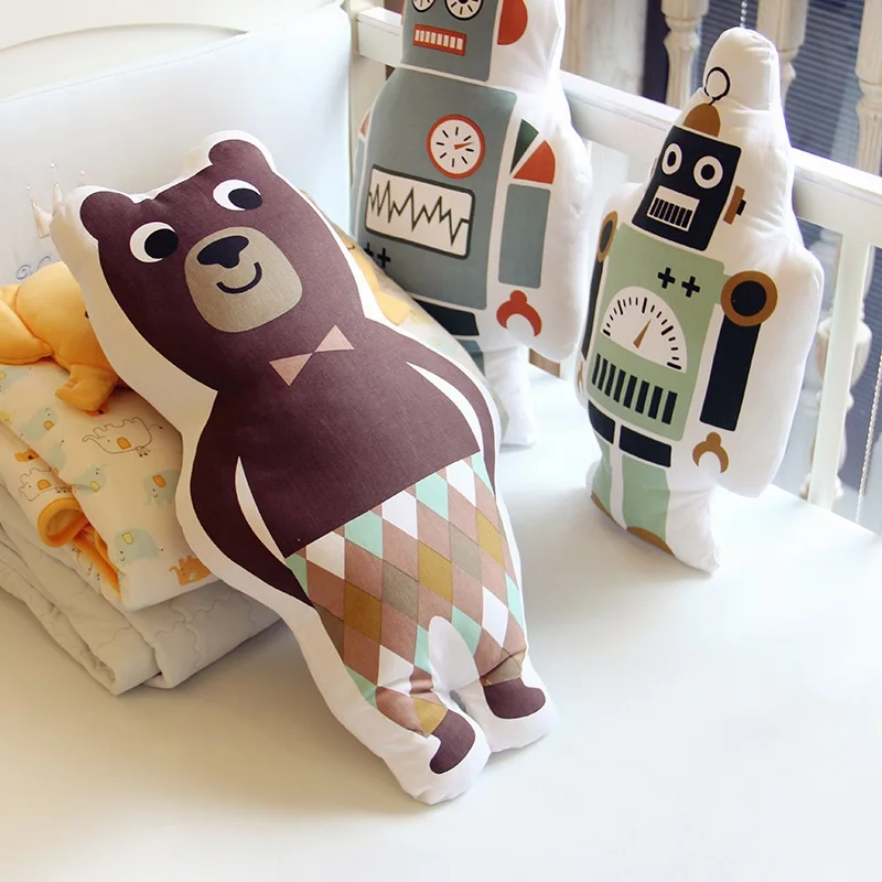 Прекрасные животные из мультфильмов панда Медведь подушка с изображением