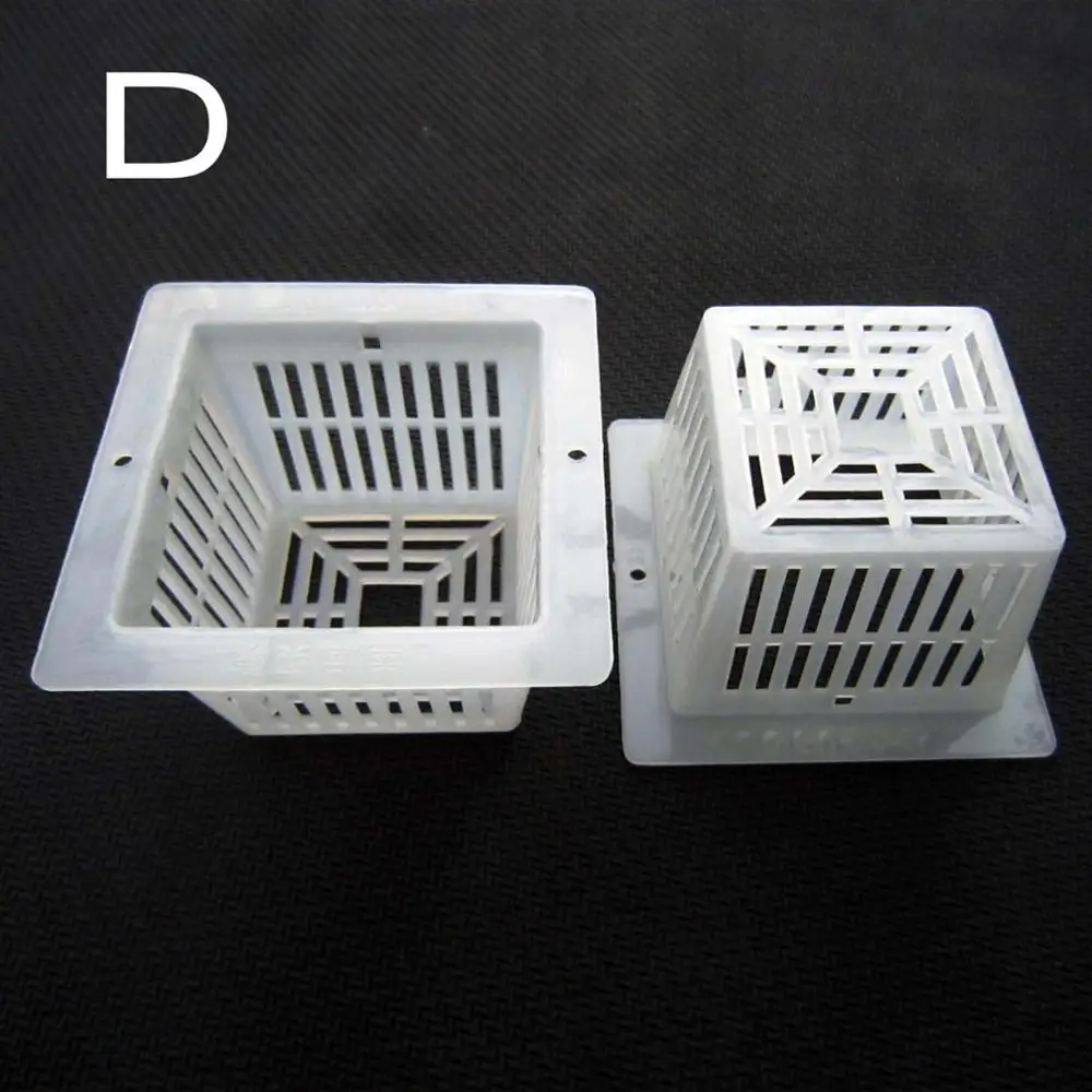 10pcs white D 10 шт. белый сетчатый горшок чистая чашка корзина гидропоники аэропонная система растение органический зеленый Растительный клонирование семян Проращивание - Цвет: 10pcs white D