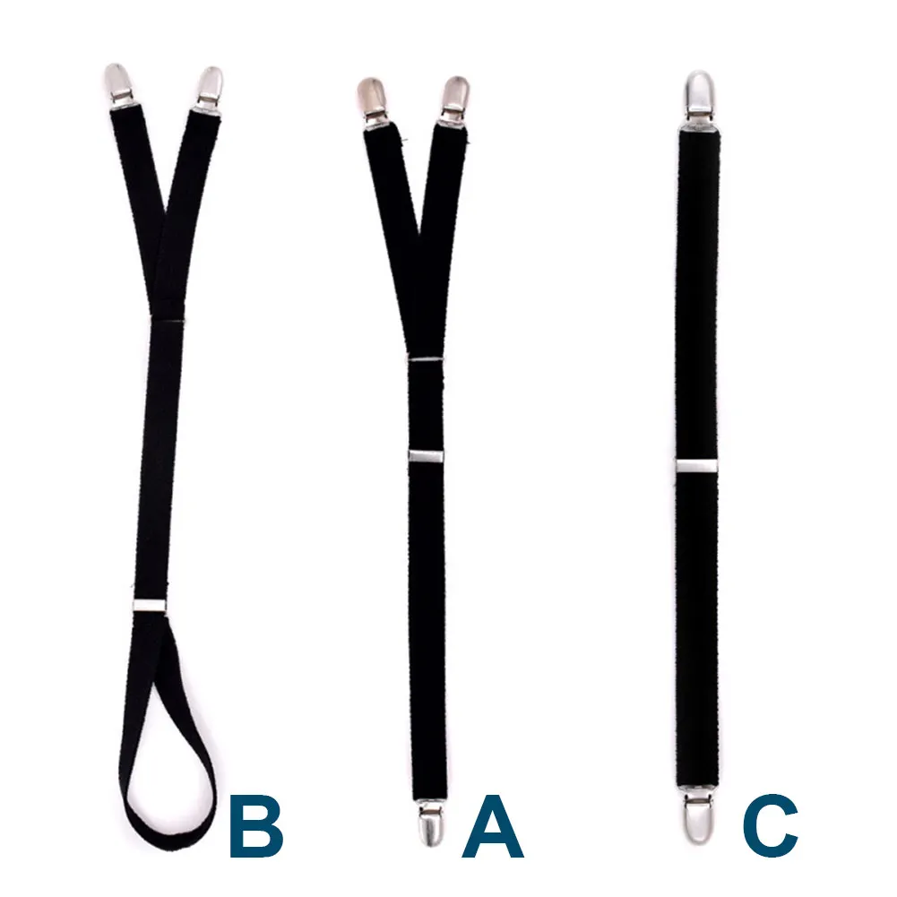 Подвязки для рубашки Arri мужчин подвязки рубашек регулируемые эластичные