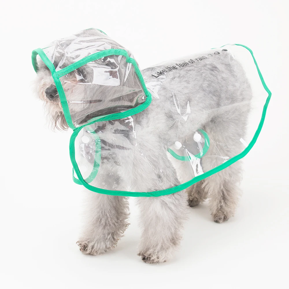 Hipidog плащ для собак домашних животных одежда прозрачный пончо светильник