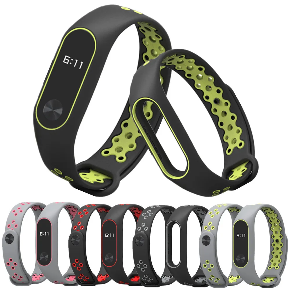 

latest Mijobs for Xiaomi Mi Band 2 strap with colorful silicone change belt smart accessories millet bracelet sports strap