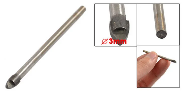5 шт. твердосплавные Насадки 3 мм|glass drill|glass drill bitdrill bit |