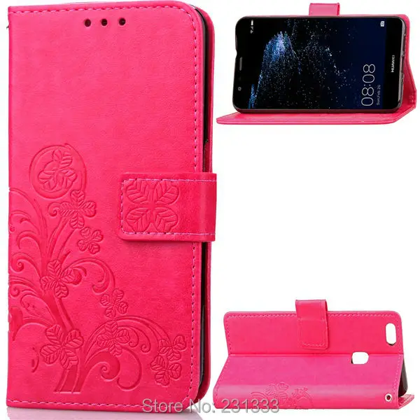For Samsung Galaxy J1 MINI Prime J210 Huawei P10 LITE Lucky Clover Wallet Leather Pouch Case Strap TPU Stand ID Card Cover 1pcs | Мобильные