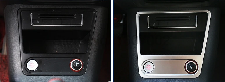 Матовый хромированный интерьер автомобиля для Volkswagen VW Tiguan 2012 2013 2014 2015 Коробка