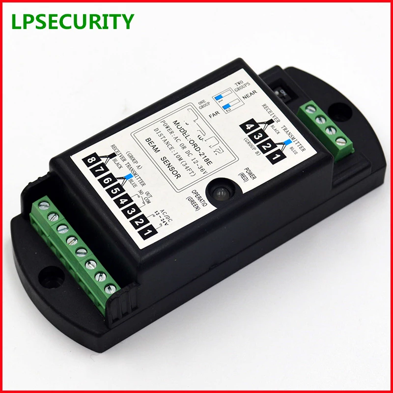 Двойной фотоэлектрический датчик луча LPSECURITY для системы автоматического