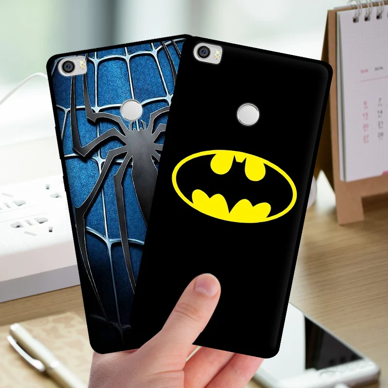 Чехол mosirui для Xiaomi Mi max силиконовый чехол мягкая оболочка телефона Marvel Comics паук