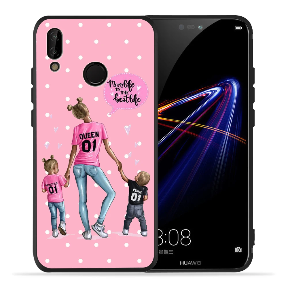 Модный чехол Super Mama Mouse Dad Girl Boy Baby для Huawei P20 Lite Pro P30 P8Lite P9Lite 2017 P Smart P10 Lite|Бамперы| |