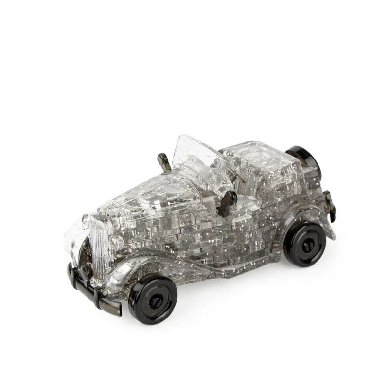 DIY Забавные 3D Хрустальные Пазлы классические автомобили собранные модельные автомобили Пазлы Развивающий Пазл игрушки для детей toy097