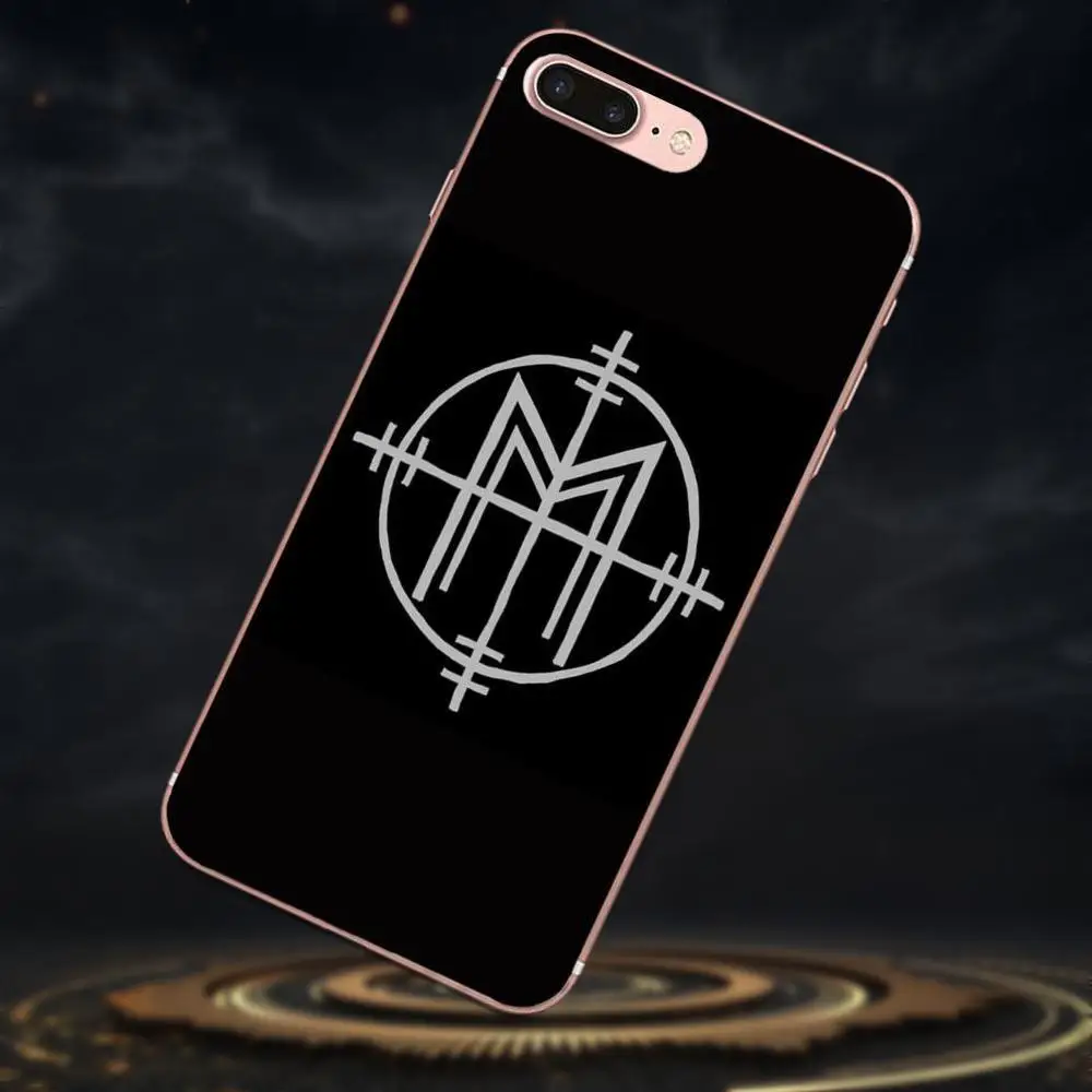 Marilyn Manson Logo For Huawei P7 Honor 4C 5A 5C 5X 6 6C 6A 6X 7 7X 8 9 V8 V10 Y3II Y5II Y6II G8 Play Lite Cover | Мобильные
