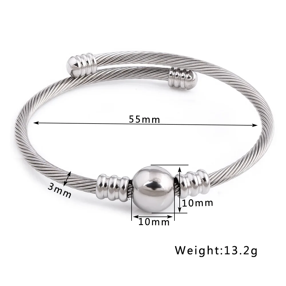 Кабель сетчатые Браслеты Мода из нержавеющей стали ювелирные изделия браслеты и