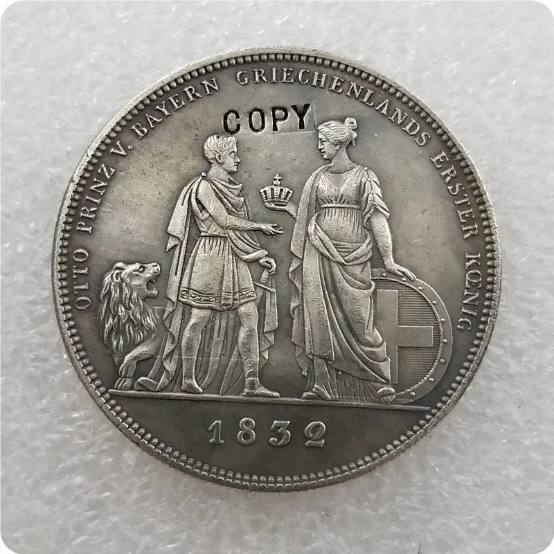 1832 German states coin COPY commemorative coins-replica coins medal collectibles | Дом и сад