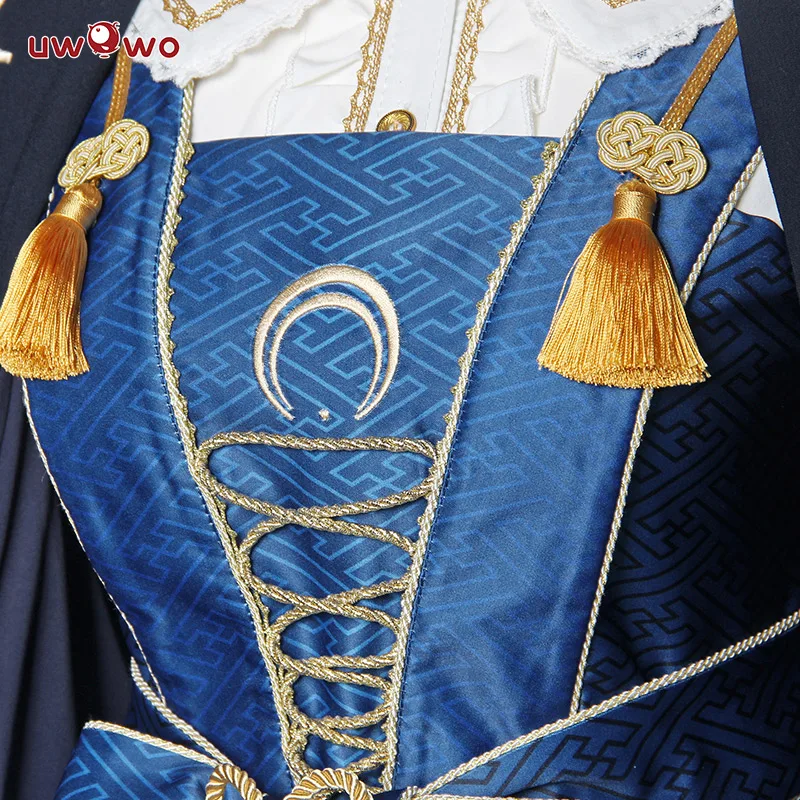 UWOWO Mikazuki Munechika Косплей Touken костюм Ranbu JSK джемпер юбка платье Doujin|mikazuki munechika|touken