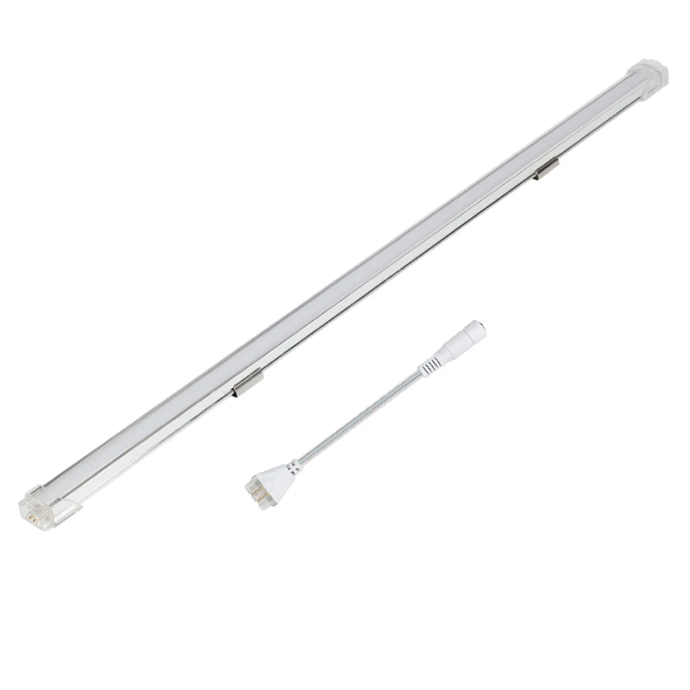 

24V LED Bar Light 50CM Seamless Connecting Ultra thin Rigid LED Strip Light 42LEDs SMD 2835 Milky cover Kitchen Cabinet Light