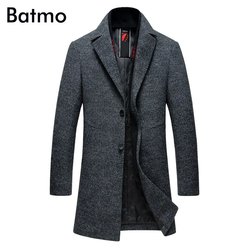 BATMO 2018 Новое поступление зимнее высококачественное шерстяное умное повседневное
