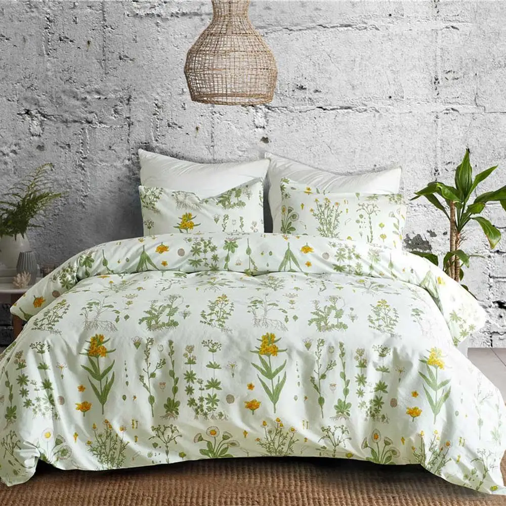 Pattern 7 Домашний текстиль, Комплект постельного белья, постельное белье с цветочным рисунком, пододеяльник, наволочка, скандинавский пасторальный стиль, постельное белье, Твин, королева, Король Размер - Цвет: Pattern 7