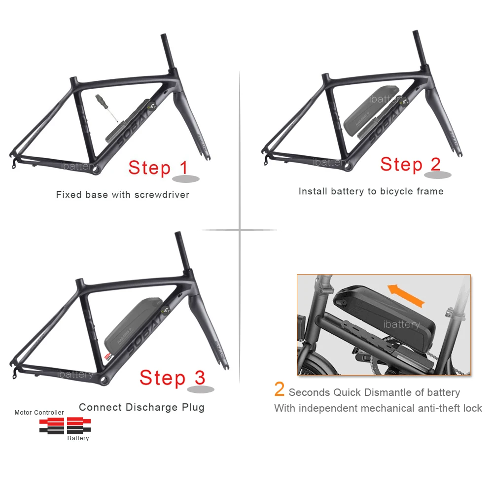 48V 17.5AH Sanyo GA 18650 EBike батарея 1000W 8fun bafang BBS02 аккумуляторная bbshd с USB портом