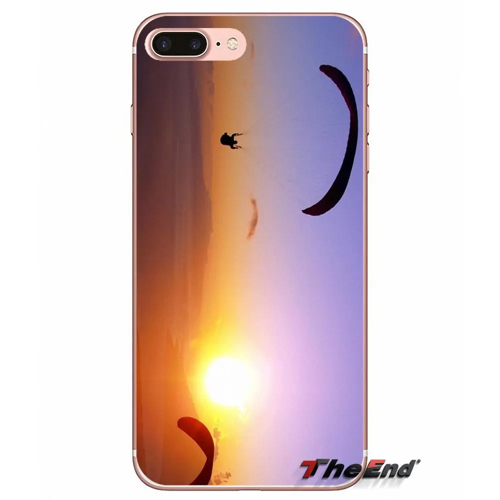 Силиконовый чехол для iPhone X 4 4S 5 5S 5C SE 6 6S 7 8 Plus Samsung Galaxy J1 J3 J5 J7 A3 A5 2016 2017 Paraglide Sports