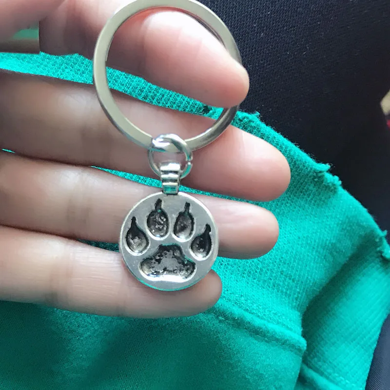 Новинка сделай сам лапа подвеска медведя брелок собака Лапа бирка брелки для