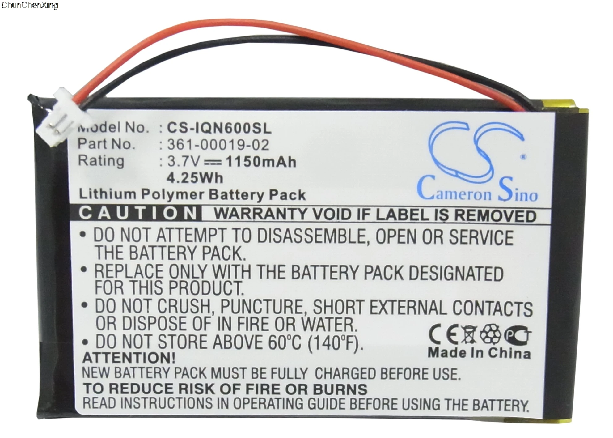 Аккумулятор Cameron Sino 1150 мАч 361 00019 02 для Garmin Nuvi 600 610 610T 650 660 FM 670 680|Цифровые