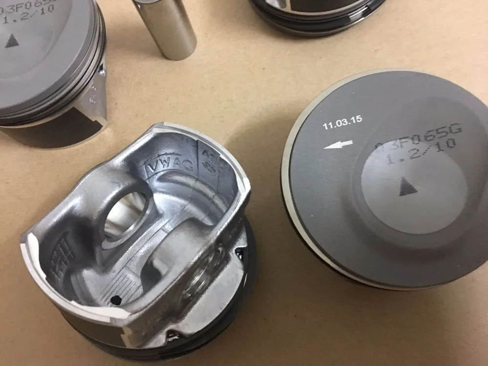 Поршень 03F107065A 03F107065F 03F107065G для Audi VW 1 2 Tsi CBZA CBZB|Клапаны и детали| |