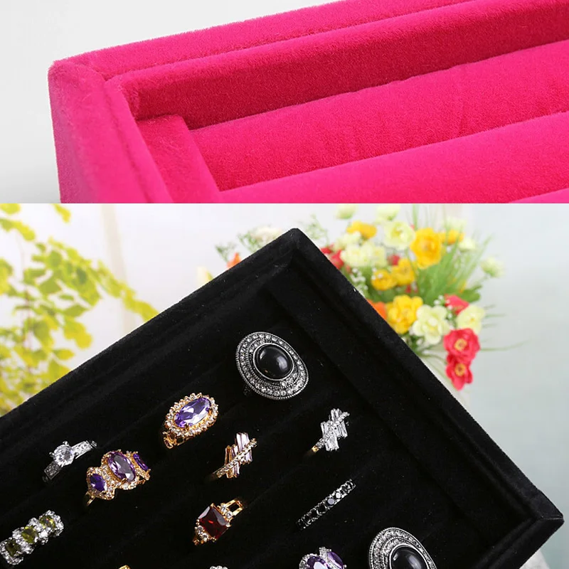 Бархатная замшевая Подставка для украшений в виде кольца | Украшения и