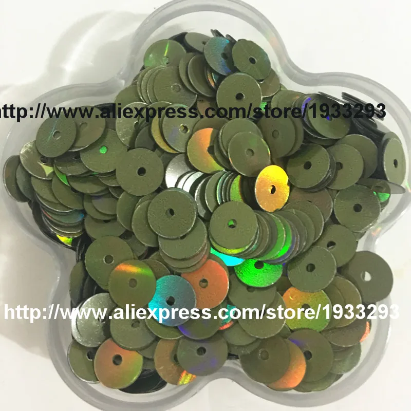 1500pcs/lot 8mm Round Shape Loose sequins Rainbow Color Paillette Sewing Wedding Craft Good Quality Kids DIY Sequins | Дом и сад