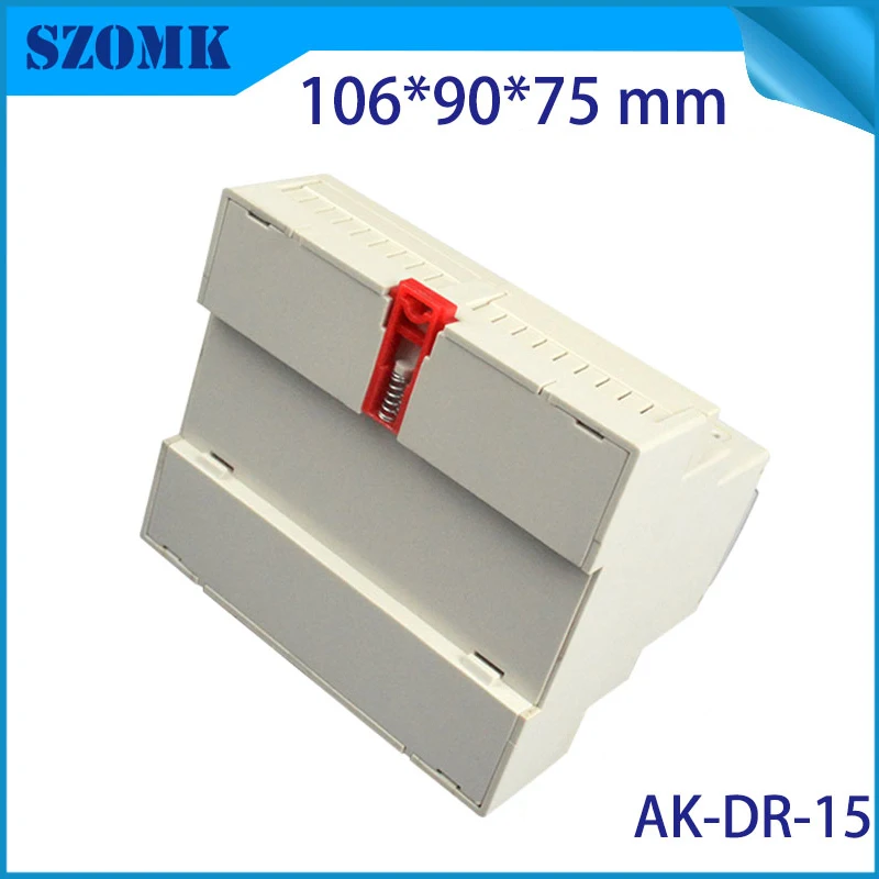 1 шт. abs корпус корпуса электроники для din риал ограждения шкаф рейка Защита от