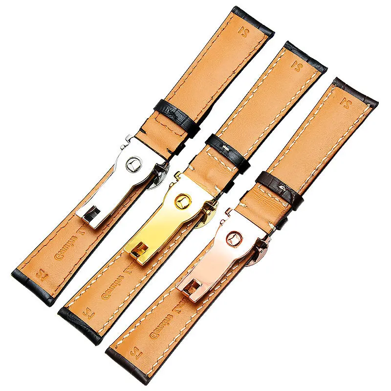 Кожаный браслет подходит для наручных часов patek philpe ремешок из коровьей кожи