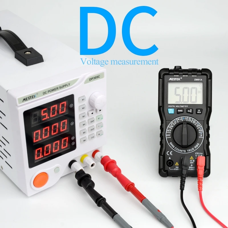 

Multimeter Digital Multimeter Current and Voltage Tester Transistor Ammeter Voltmeter Ohm Tester LCD Digital MESTEK Multimeter