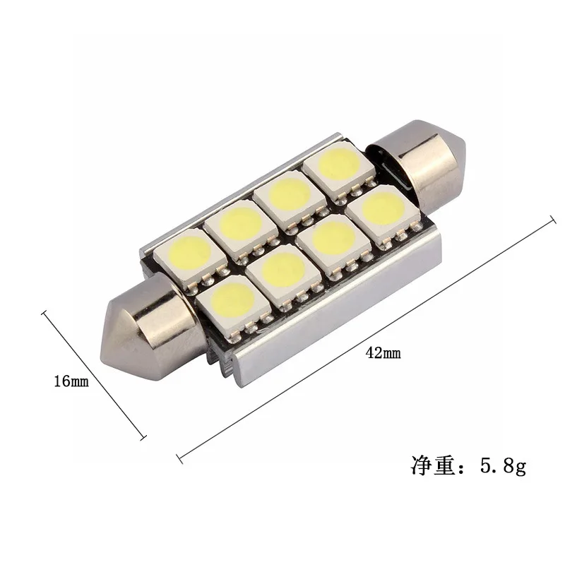 1 шт. лампа для номерного знака автомобиля потолочная чтения светодиодный белый