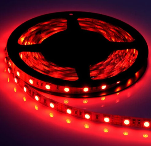 Гибкая СВЕТОДИОДНАЯ лента SMD 5050 RGB 300 5 м 12 В постоянного тока + пульт