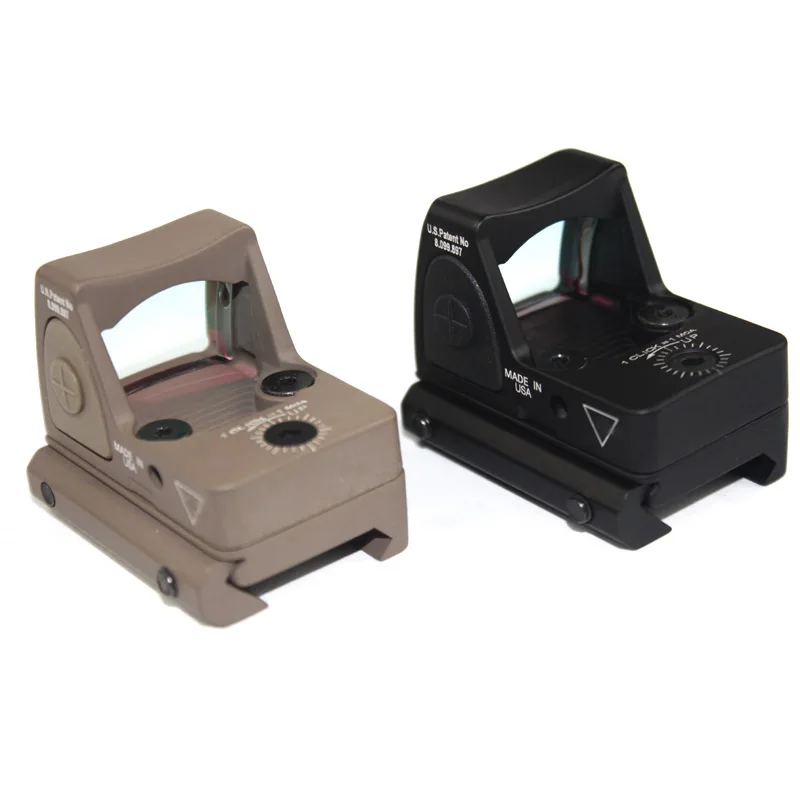 Тактический охотничий Оптический Регулируемый мини-прицел с красной точкой для