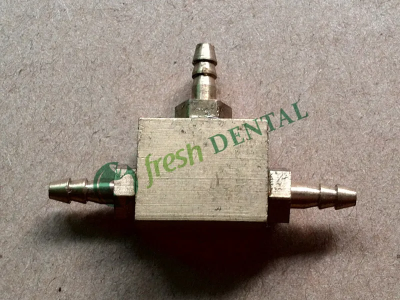 10PCS Dental Valve three accept valve connectors tee 3mm metal dental product equipment SL1219 | Красота и здоровье