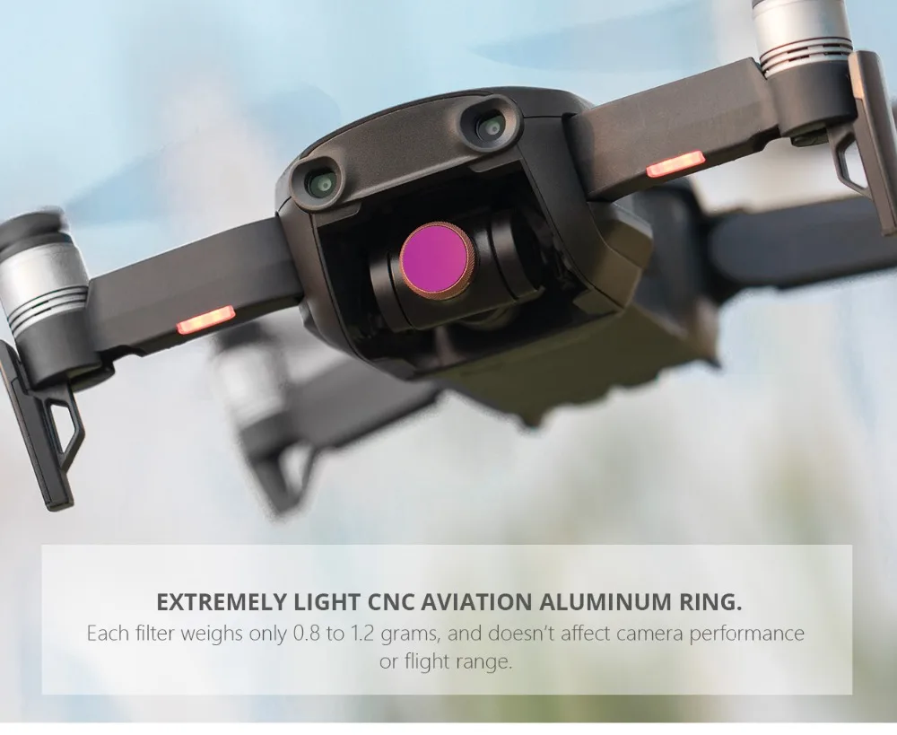 PGYTECH Mavic воздушный фильтр УФ CPL ND4 ND8 ND16 ND32 фильтры Комплект Drone Камера Расширенный объектив фильтр Mavic Air ND фильтр аксессуары