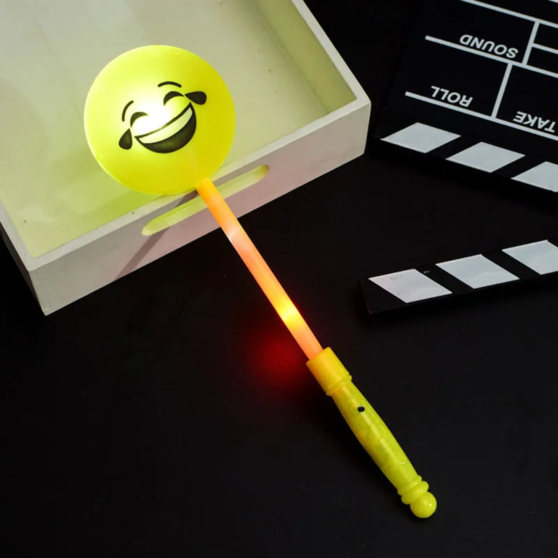 300 stks светодиодный Kleurrijke концерт вечерние клуб Cheer Glimlach Gezicht Emotie Glowsticks светящиеся