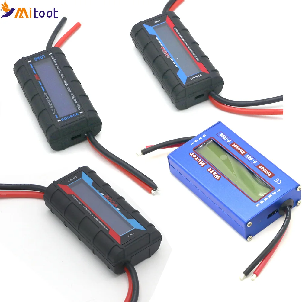 

RC 100A 130A 150A 200A High Precision Watt Meter and Power Analyzer w/ Backlight LCD For Rc Drone