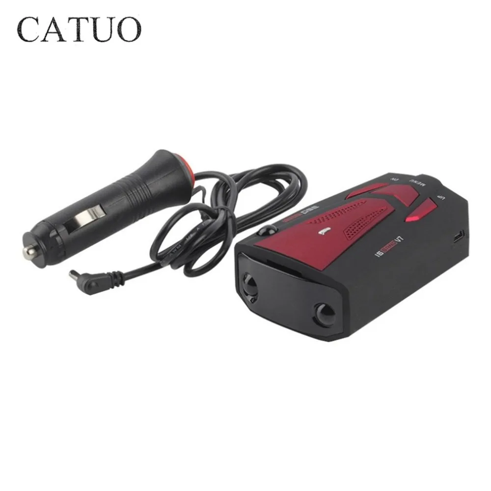 Practical 360 Degrees Car Radar Detector 16 Band Voice Alert Laser V7 Security Speed Radar Detector Laser LED Display Hot