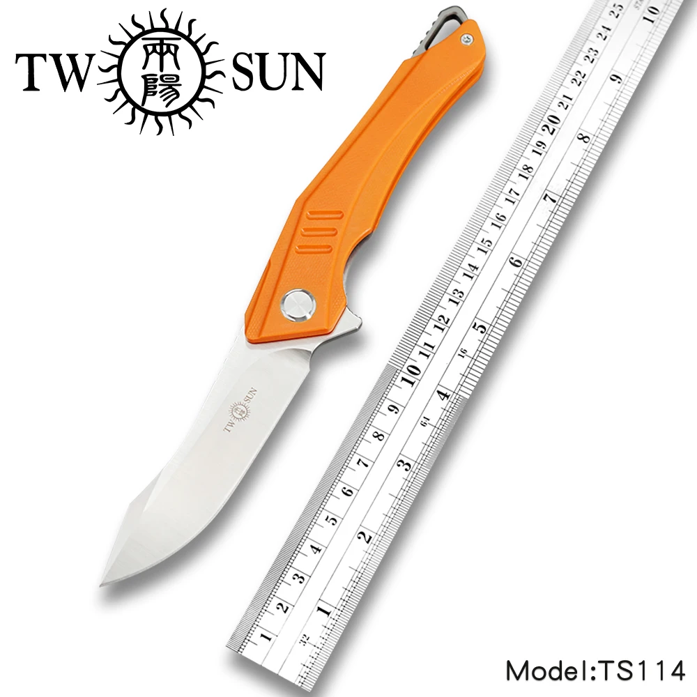 Складной карманный нож twotwine G10 D2 быстрооткрываемый тактический ножи для