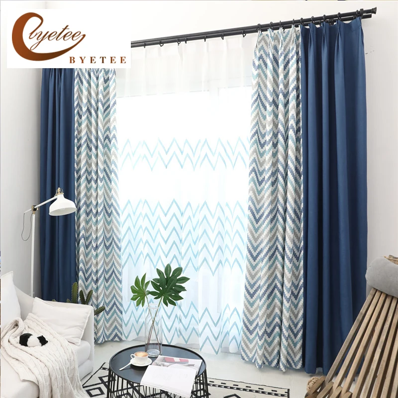 Занавески для кухни s двери гостиной современные затемняющие оконные шторы в