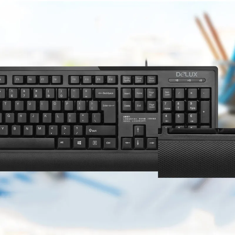 Оптическая мышь Delux K6010U + M618 Plus проводная эргономичная Вертикальная оптическая