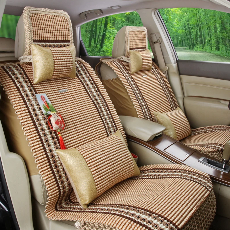 Четыре сезона 5 сидений чехлы для 1 комплекта сиденье автомобиля новый летний