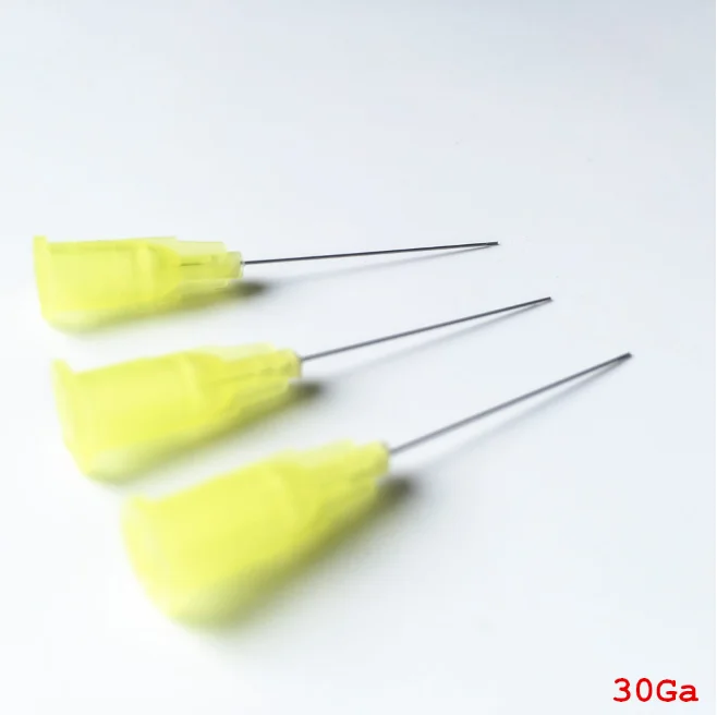 100 шт./пакет Dental Endo ирригационная игла наконечник 30GA закрытый и наполовину
