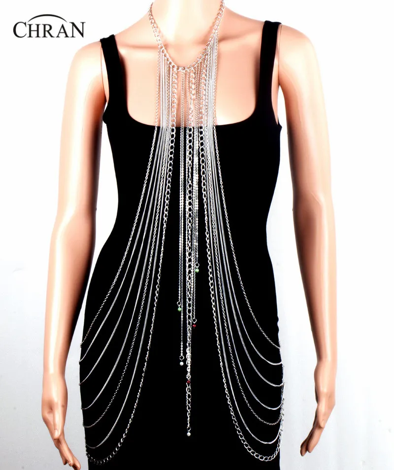 Цельнометаллическое ожерелье на плечо Chran 2 цветов