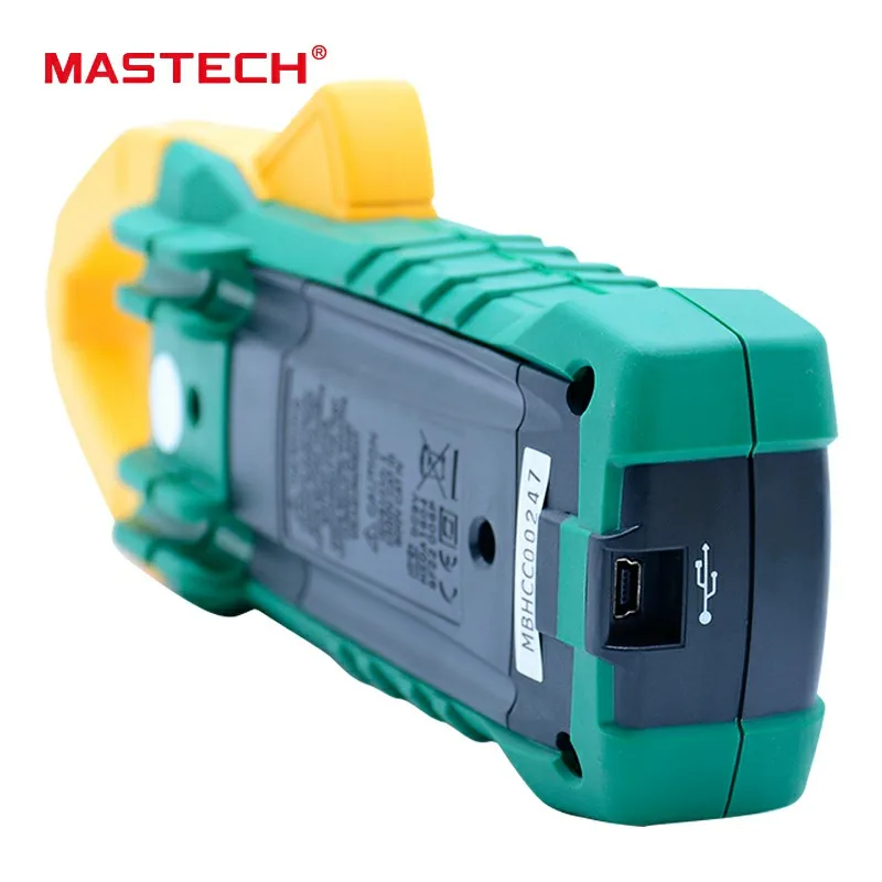 MASTECH MS2115B цифровой AC/DC клещи с 6000 счетами NCV True RMS AC/DC напряжение тока тестер детектор с USB