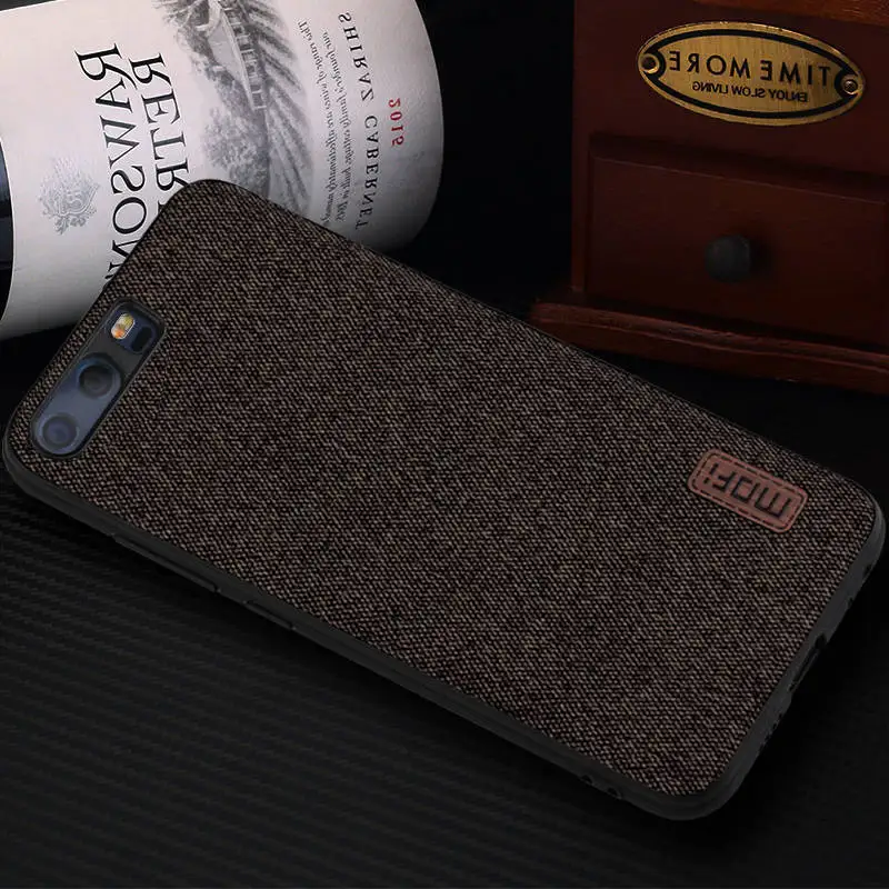 coffee Для huawei P10 Plus чехол P10+ чехол Чехол с мягкими силиконовыми краями противоударный чехол в деловом стиле MOFi для huawei P10 чехол - Цвет: coffee