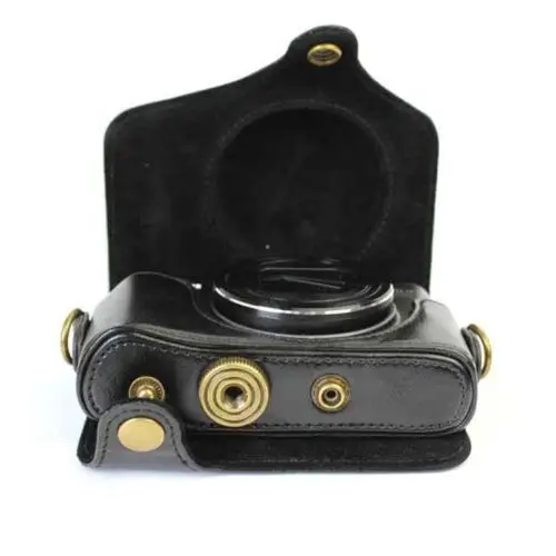 Pu Leather Camera Bag Case For Canon Powershot SX740 HS SX730 SX720 Digital | Электроника