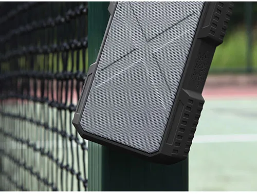 Nillkin зарядное устройство Портативный водонепроницаемый Bluetooth динамик открытый беспроводной динамик power Bank для iPhone Xiaomi музыкальный плеер - Цвет: Черный