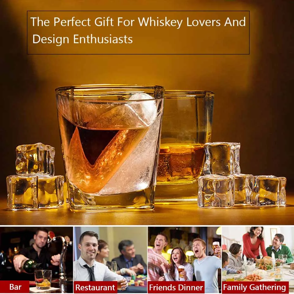 TEENRA 1 шт., чашка для виски и вина с силиконовой формой для льда, водка, чашка для льда, силиконовая форма, чашка для вина, посуда для напитков, инструменты