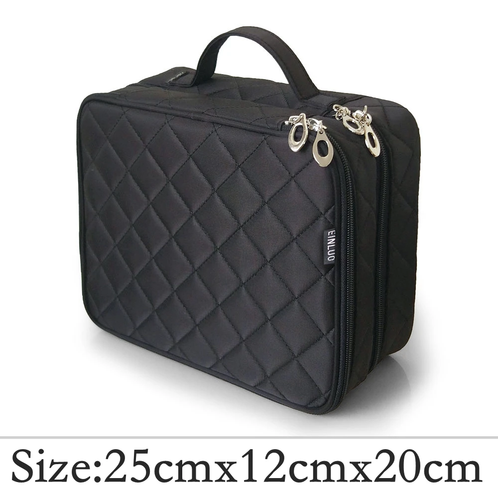 Профессиональная сумка для макияжа водонепроницаемая женская косметичка